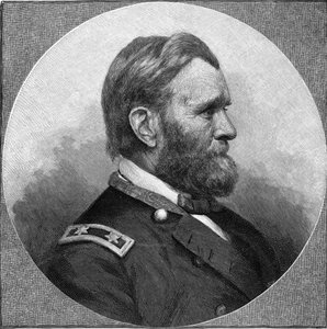 Incisione di Ulysses S. Grant da Unbekannt