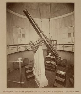 Telescopio equatoriale, Palermo, Sicilia, Italia