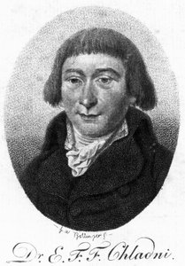 Ernst Florens Friedrich Chladni, fisico tedesco da Unbekannt