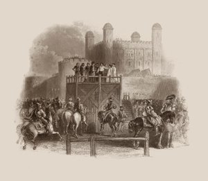 Esecuzione di John Dudley nel 1553 da Unbekannter Künstler