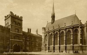 Exeter College, Oxford da Unbekannter Künstler