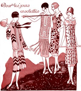 Moda: abiti da giorno nel maggio 1925 da Unbekannter Künstler