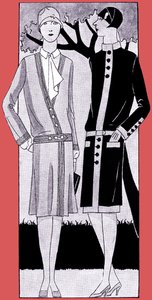 Moda: abiti nella primavera del 1928 da Unbekannter Künstler