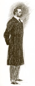 Moda per uomini americani alla fine del XIX secolo da Unbekannter Künstler