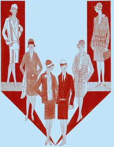 Moda abiti da donna, autunno 1927