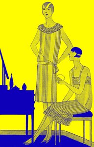 Moda: lingerie nella primavera del 1928 da Unbekannter Künstler