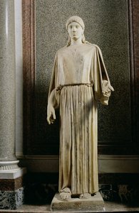 Figura femminile con peplo, Greca da Unbekannt