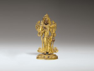 Figura di un Bodhisattva, XVIII-XIX secolo da Unbekannt