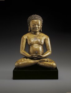 Figura di un yogi seduto, possibilmente Padampa Sangye, XI-XII secolo da Unbekannt