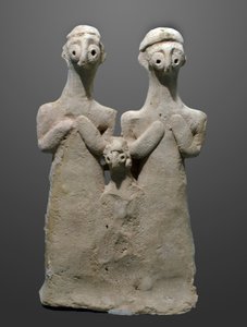 Figurina di un gruppo familiare, 2000-1500 a.C. da Unbekannt