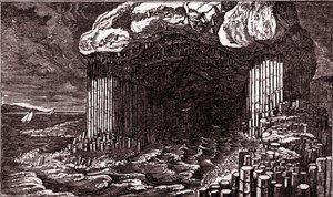 La grotta di Fingal, Staffa da Unbekannter Künstler