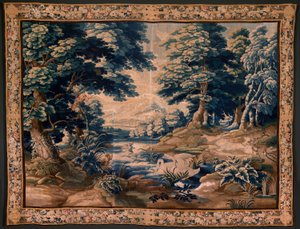 Arazzo fiammingo. Cosiddetto Verdure. Atelier di Oudenaarde. 340x451cm. Inv 00020. da Alec Hunter
