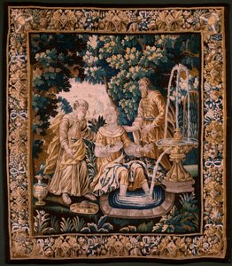Arazzo fiammingo. Susanna e i vecchioni. Atelier di Oudenaarde. 254x220cm. da Alec Hunter