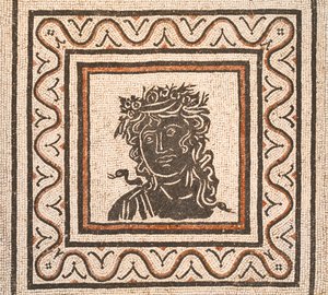 Mosaico pavimentale con l