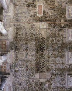 Pavimento della Basilica paleocristiana di Aquileia, Udine da Unbekannt