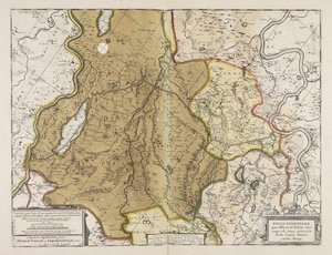 Fossa Eugeniana quae a Rheno ad Mosam duci coepta est anno MDCXXVII ductu comitis Henrici vanden Berge da Unbekannter Künstler