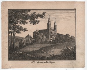 Quattordici Santi (litografia a penna, circa 1830) da Unbekannter Künstler
