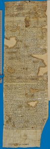 Frammento di una lettera di raccomandazione per Reuben ben Isaac, verso da Unbekannter Künstler
