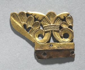 Frammento di una cresta ornamentale da un reliquiario, c.1165-1180