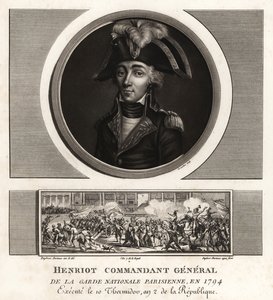 Francois Henriot, leader giacobino, Comandante Generale della Guardia Nazionale Parigina, giustiziato nel 1794