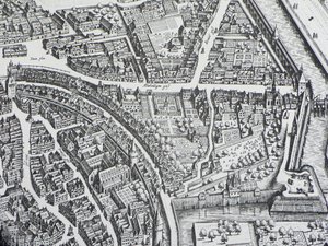 Francoforte Judengasse 1628 da Unbekannter Künstler