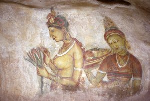 Affresco/Signore di Sigiriya/Sri Lanka