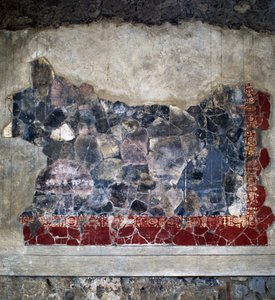 Affresco, Villa Arianna, Stabiae, Campania, Italia, civiltà romana, II secolo a.C., (dettaglio) da Benjamin Baud