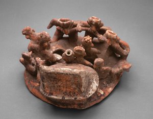 Rituale funerario di perforazione delle guance, 200 a.C.-300 d.C. da Unbekannt