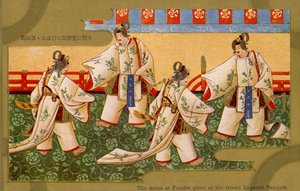 Danza Fuzoku, al Gran Banchetto Imperiale, Giappone da Unbekannter Künstler