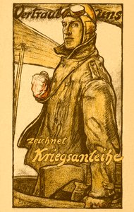 Poster di obbligazioni di guerra tedesche della Prima Guerra Mondiale da Unbekannter Künstler