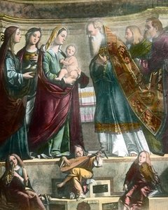Goethe viaggia a Venezia, qui il dipinto di Santa Maria che mostra Gesù al tempio di Carpaccio da Unbekannter Künstler