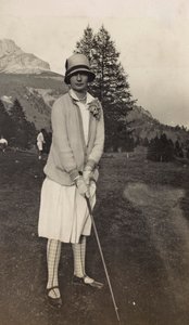 Golfista al Lago di Carezza