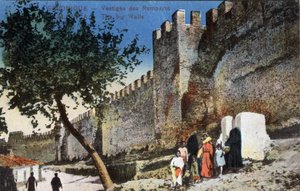 Grecia, Salonicco: Resti delle Mura - Cartolina 1914-1918