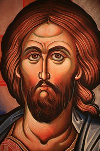 Icona ortodossa greca che raffigura Cristo