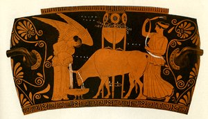 Vaso a figure rosse greco da Unbekannter Künstler