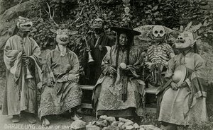 Gruppo di lama, Darjeeling da Unbekannter Künstler
