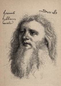 Autoritratto di Hans Holbein il Vecchio da Unbekannt