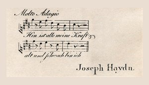 La "Anti-Visiting" card di Haydn (incisione)