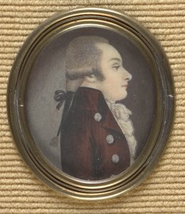 Uomo di profilo (Wolfgang Amadeus Mozart?)