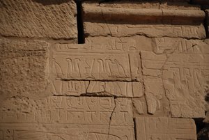 Geroglifici su pietra, Karnak, Luxor, Egitto