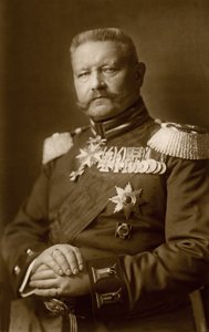 Storia. Germania. Il generale Paul von Hindenburg. Foto, Germania, c.1914-16. (cartolina) da Unbekannter Künstler
