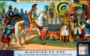 Storia del ferro: Re Poro e Alessandro Magno
