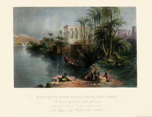 Terra Santa - Il fiume Nilo a Philce - Bibbia da Unbekannter Künstler