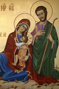 Icona della Sacra Famiglia Madrid Spagna