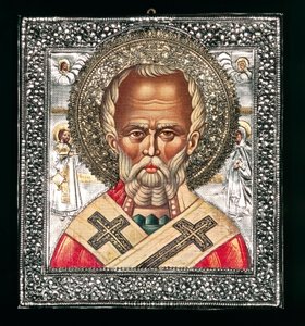 Icona raffigurante San Nicola da Benjamin Baud