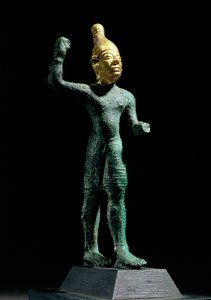Idolo del dio della tempesta Baal, dalla Siria, Età del Bronzo (c.1350-1250 a.C.) da Unbekannt