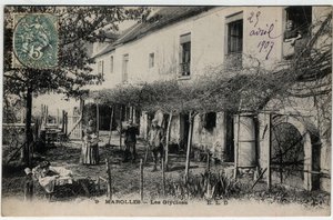 Île-de-France, Val-de-Marne (94), Marolles-en-Brie: Les Glycines - Cartolina datata 1907 da Unknown