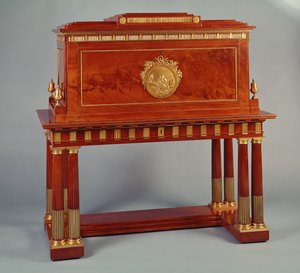 Secretaire imperiale in mogano, di David Roentgen (1743-1807), tedesco
