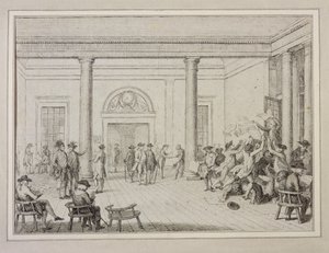 Interno della Borsa, c.1790 da Unbekannt