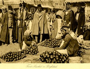 Iraq - Mercato della frutta a Baghdad